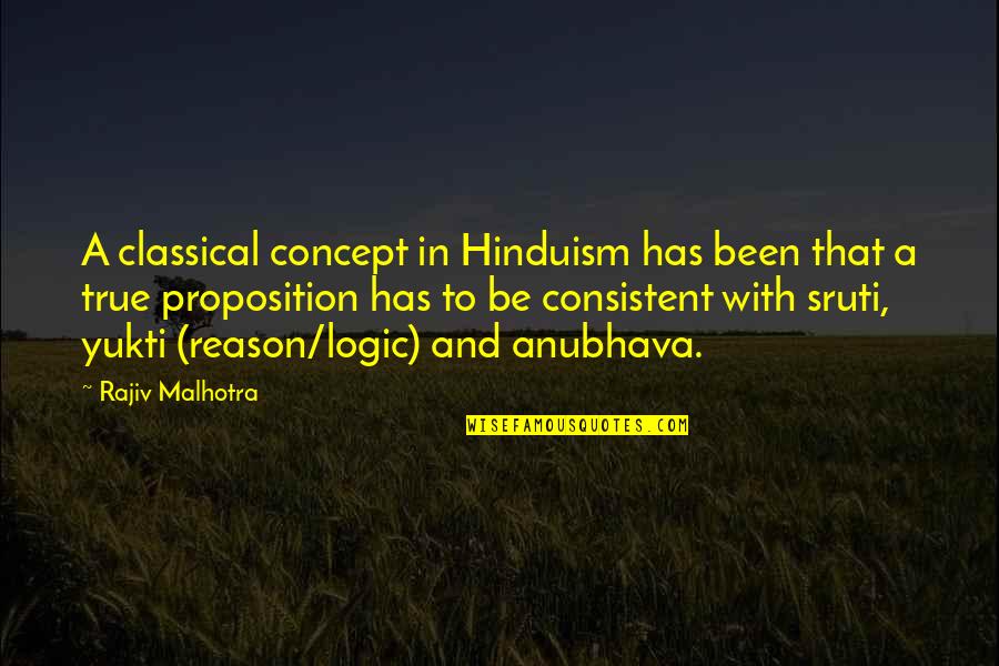 Benecke Artist Quotes By Rajiv Malhotra: A classical concept in Hinduism has been that