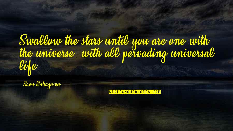 Beneficial Islamic Quotes By Soen Nakagawa: Swallow the stars until you are one with