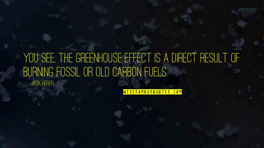 Benefits Realisation Quotes By Jack Herer: You see, the Greenhouse Effect is a direct