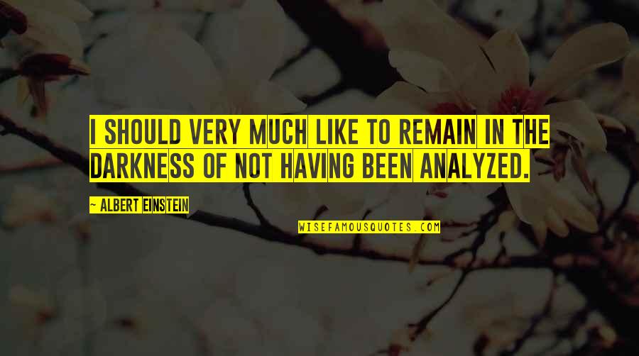 Beninki Quotes By Albert Einstein: I should very much like to remain in