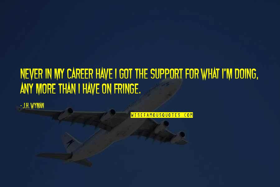 Bensetti Rayane Quotes By J.H. Wyman: Never in my career have I got the Bensetti Rayane Quotes By J.H. Wyman: Never in my career have I got the