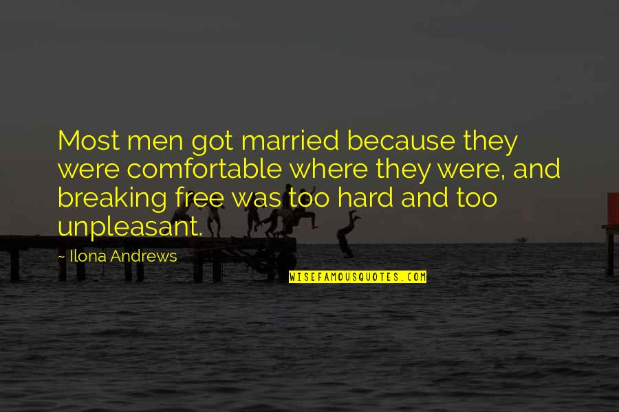 Bentzen Carpet Quotes By Ilona Andrews: Most men got married because they were comfortable Bentzen Carpet Quotes By Ilona Andrews: Most men got married because they were comfortable