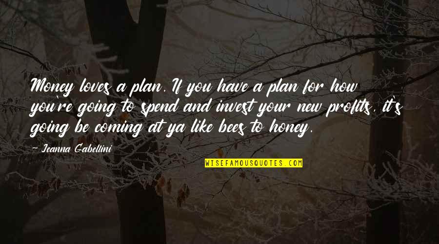 Bepop Quotes By Jeanna Gabellini: Money loves a plan. If you have a