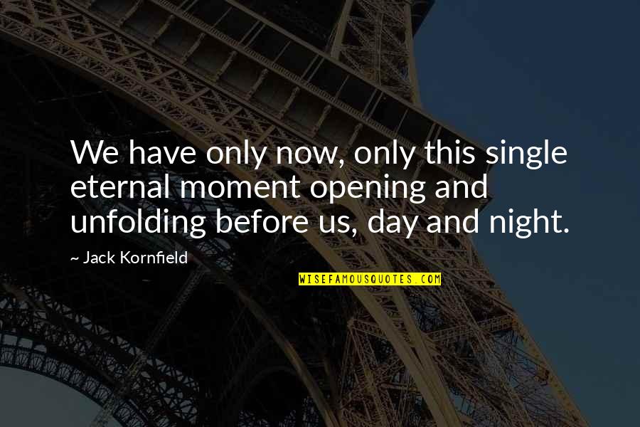 Bergeronnette Grise Quotes By Jack Kornfield: We have only now, only this single eternal Bergeronnette Grise Quotes By Jack Kornfield: We have only now, only this single eternal