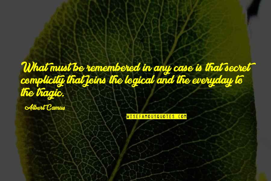 Berkebile Funeral Home Quotes By Albert Camus: What must be remembered in any case is
