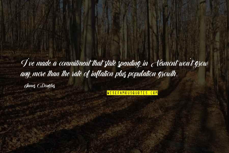 Berkunjung Bali Quotes By James Douglas: I've made a commitment that state spending in