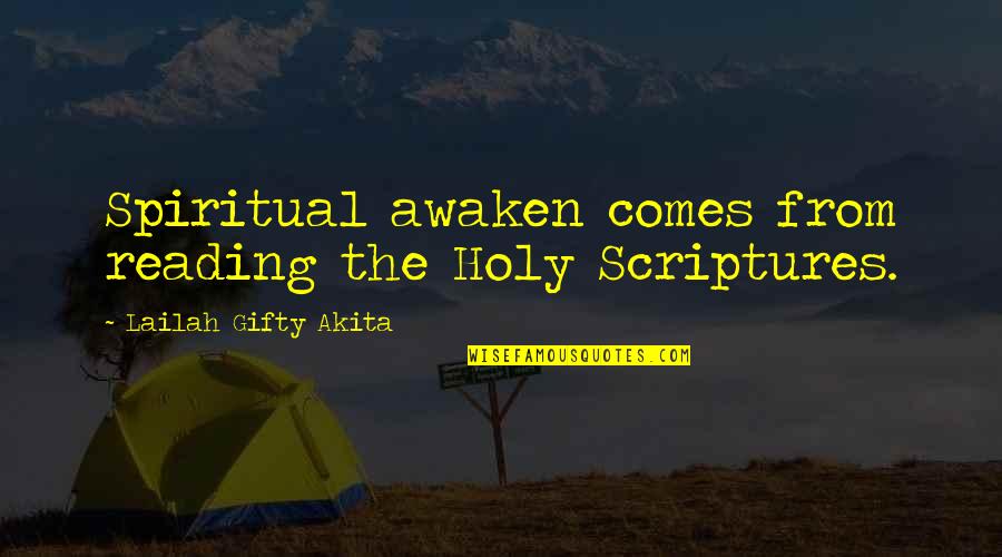 Bernheim Whiskey Quotes By Lailah Gifty Akita: Spiritual awaken comes from reading the Holy Scriptures. Bernheim Whiskey Quotes By Lailah Gifty Akita: Spiritual awaken comes from reading the Holy Scriptures.