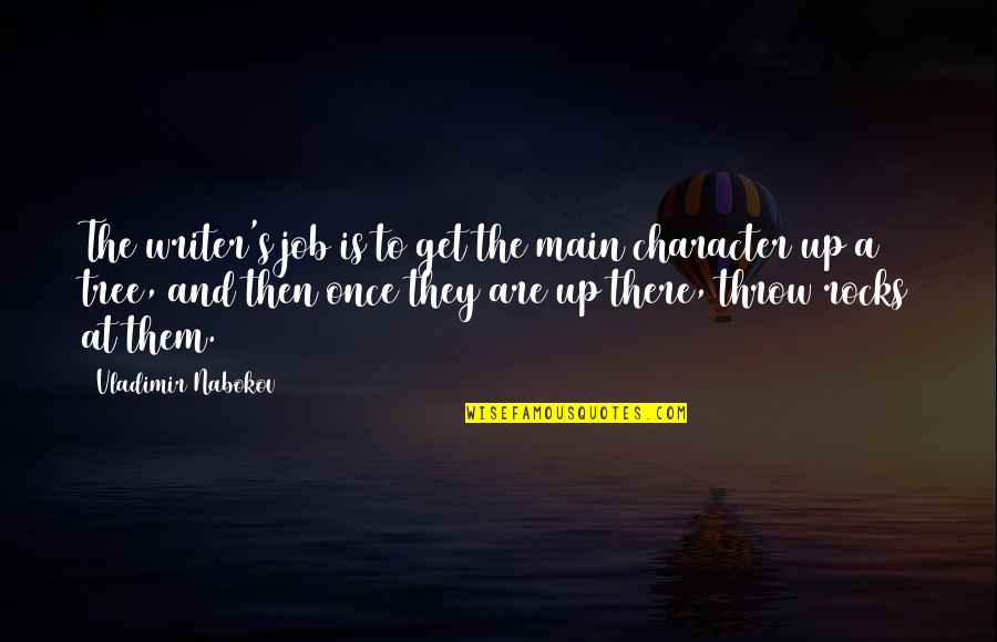 Berperanan Quotes By Vladimir Nabokov: The writer's job is to get the main