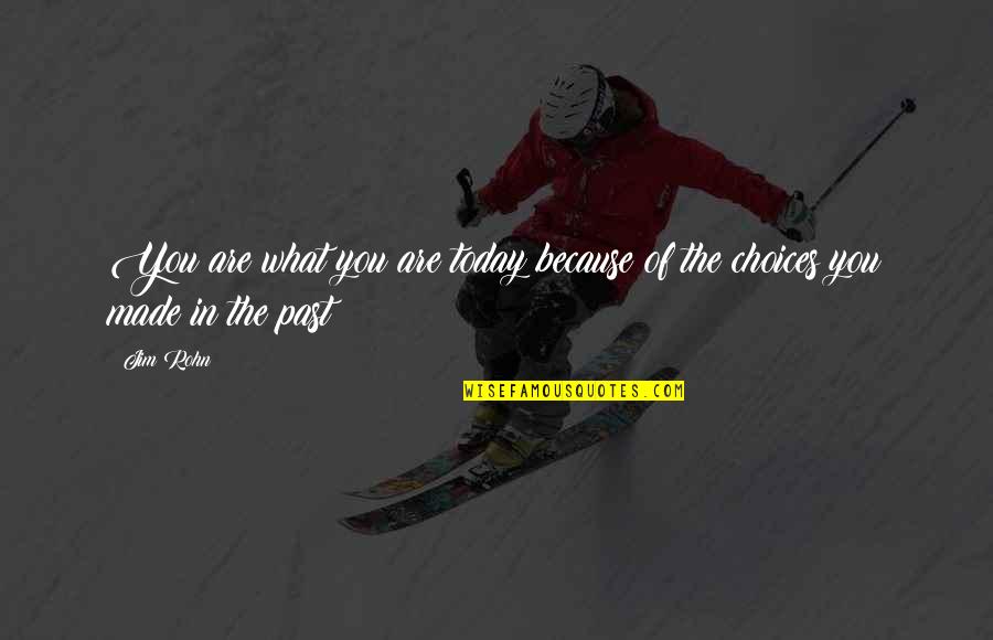 Berrigan Public School Quotes By Jim Rohn: You are what you are today because of