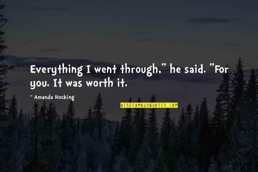 Bersantai In English Quotes By Amanda Hocking: Everything I went through," he said. "For you. Bersantai In English Quotes By Amanda Hocking: Everything I went through," he said. "For you.