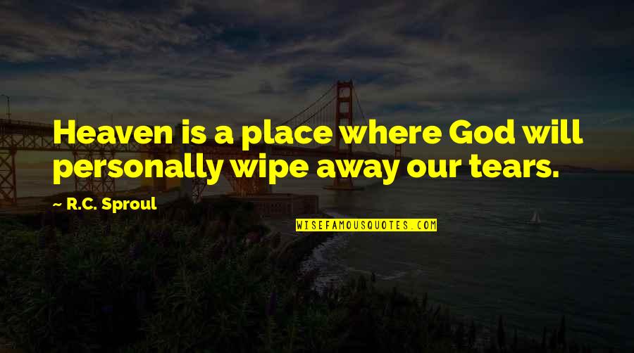 Berta Von Suttner Quotes By R.C. Sproul: Heaven is a place where God will personally