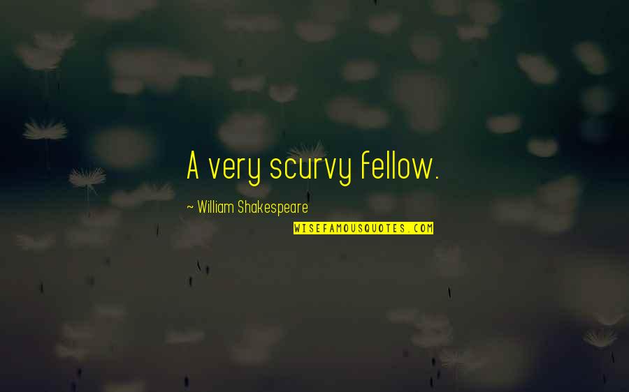 Bertha Mcnamara Quotes By William Shakespeare: A very scurvy fellow. Bertha Mcnamara Quotes By William Shakespeare: A very scurvy fellow.