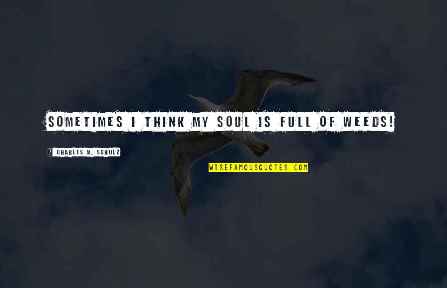 Bertossa Attorney Quotes By Charles M. Schulz: Sometimes I think my soul is full of Bertossa Attorney Quotes By Charles M. Schulz: Sometimes I think my soul is full of