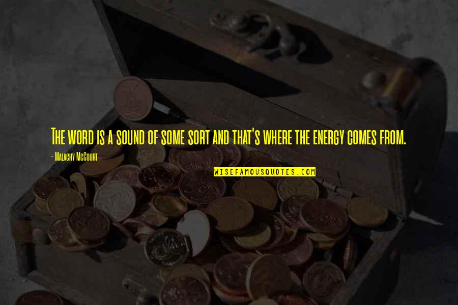 Beschrijving Internet Quotes By Malachy McCourt: The word is a sound of some sort Beschrijving Internet Quotes By Malachy McCourt: The word is a sound of some sort