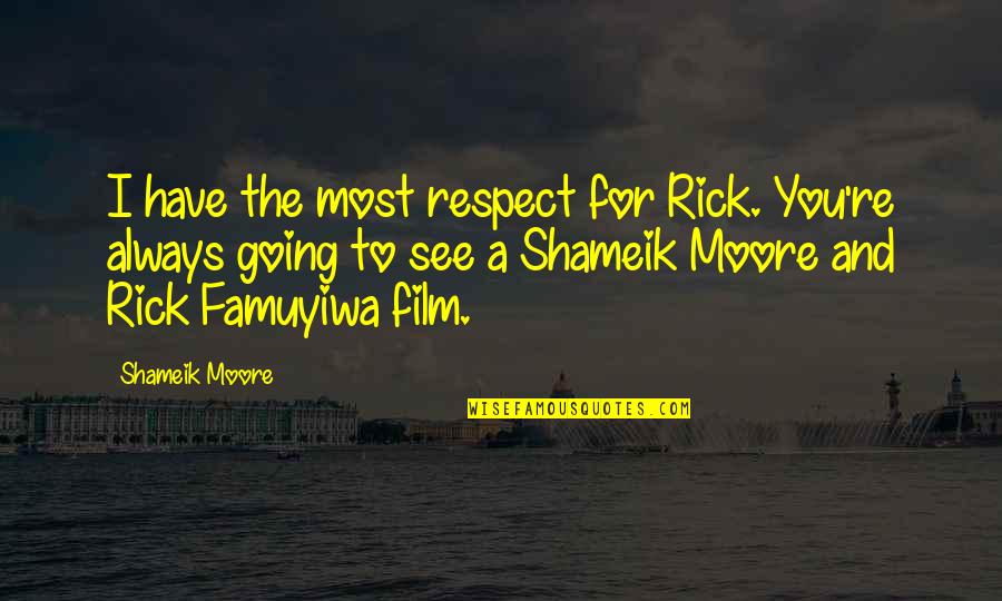 Besides Crossword Quotes By Shameik Moore: I have the most respect for Rick. You're Besides Crossword Quotes By Shameik Moore: I have the most respect for Rick. You're