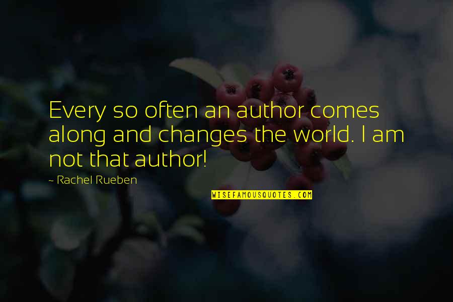 Best 3 Days Grace Quotes By Rachel Rueben: Every so often an author comes along and