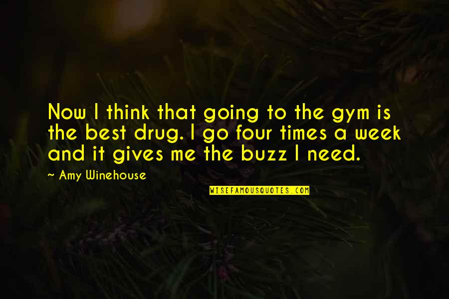 Best Amy Winehouse Quotes By Amy Winehouse: Now I think that going to the gym