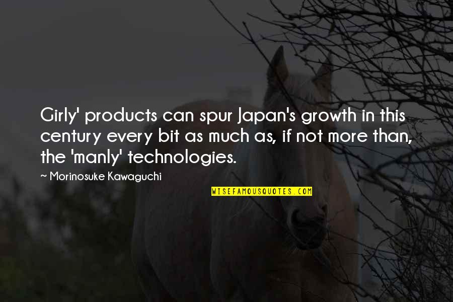 Best Anime Quotes By Morinosuke Kawaguchi: Girly' products can spur Japan's growth in this