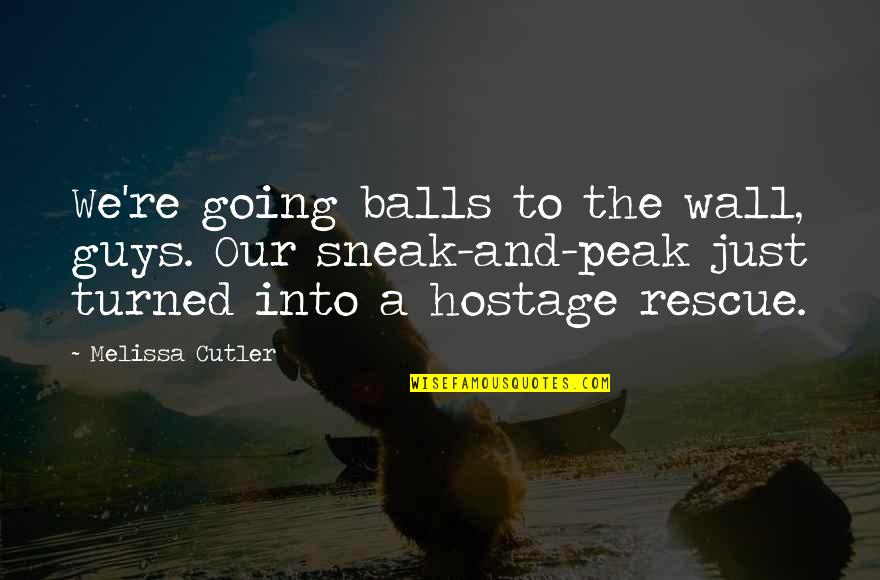 Best Black Ops 2 Quotes By Melissa Cutler: We're going balls to the wall, guys. Our