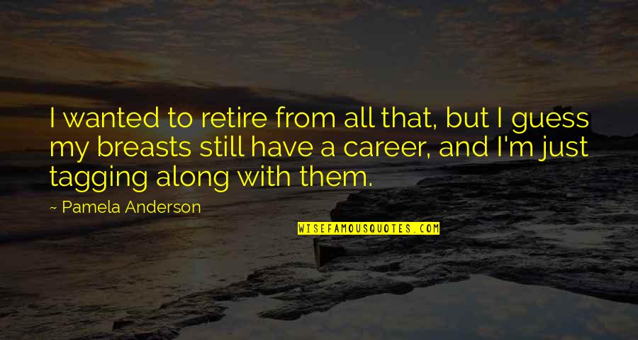 Best Careers Quotes By Pamela Anderson: I wanted to retire from all that, but