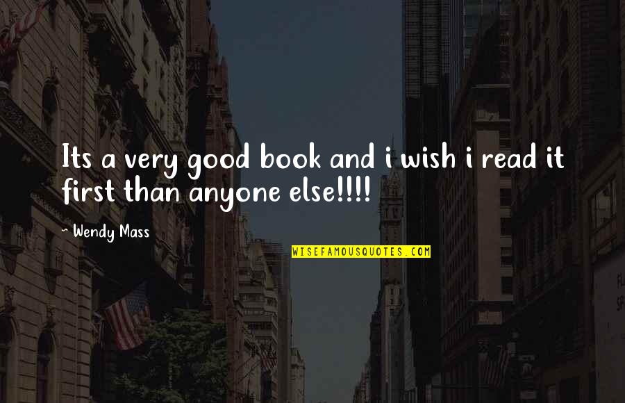 Best Chinese New Year Quotes By Wendy Mass: Its a very good book and i wish