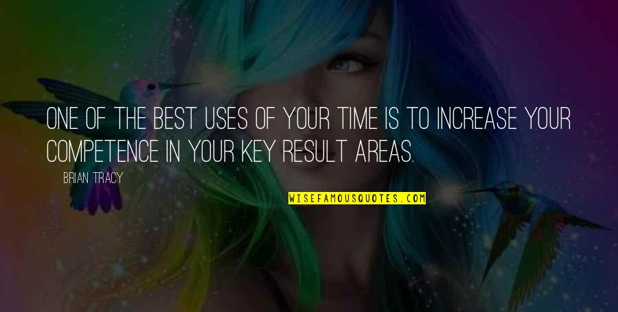 Best Competence Quotes By Brian Tracy: One of the best uses of your time Best Competence Quotes By Brian Tracy: One of the best uses of your time