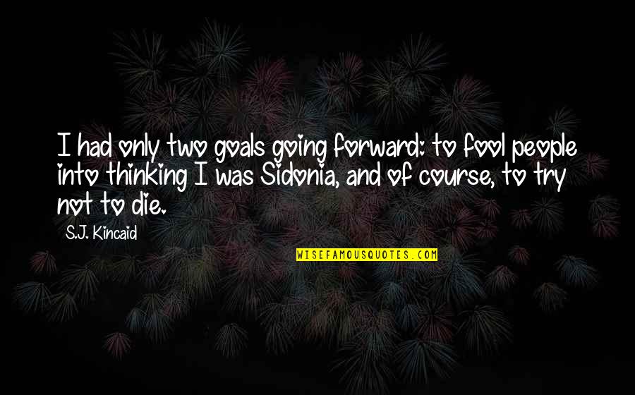 Best Cordelia Quotes By S.J. Kincaid: I had only two goals going forward: to