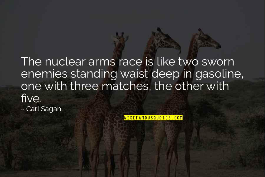 Best Dating Website Quotes By Carl Sagan: The nuclear arms race is like two sworn Best Dating Website Quotes By Carl Sagan: The nuclear arms race is like two sworn