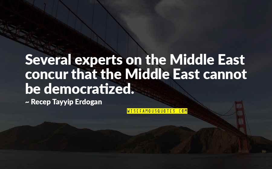 Best Erdogan Quotes By Recep Tayyip Erdogan: Several experts on the Middle East concur that