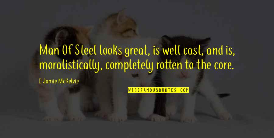 Best Flexing Quotes By Jamie McKelvie: Man Of Steel looks great, is well cast,