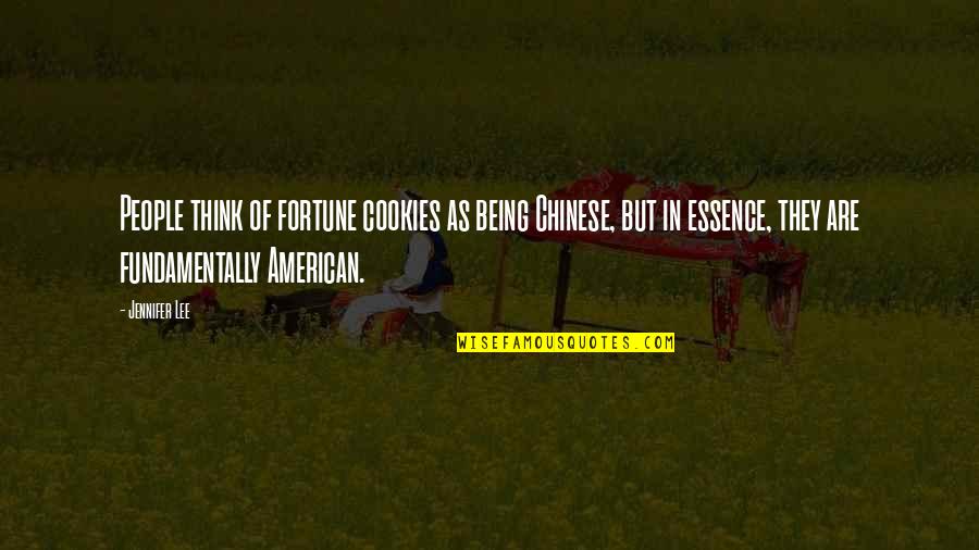 Best Fortune Cookies Quotes By Jennifer Lee: People think of fortune cookies as being Chinese,