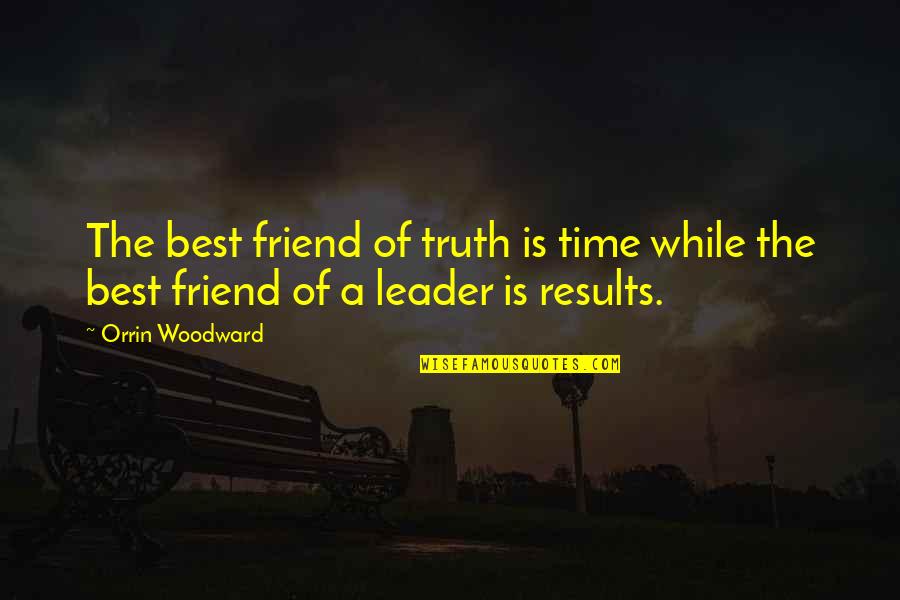 Best Friend Is Quotes By Orrin Woodward: The best friend of truth is time while