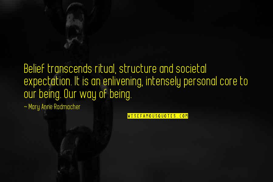Best Happy Bday Quotes By Mary Anne Radmacher: Belief transcends ritual, structure and societal expectation. It Best Happy Bday Quotes By Mary Anne Radmacher: Belief transcends ritual, structure and societal expectation. It