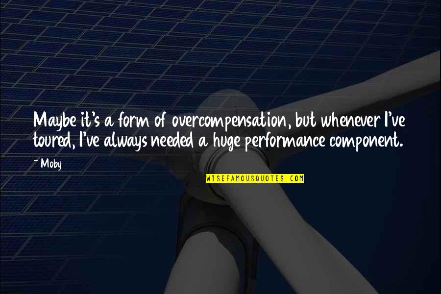 Best Harold And Kumar Quotes By Moby: Maybe it's a form of overcompensation, but whenever
