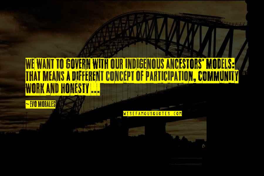 Best Indigenous Quotes By Evo Morales: We want to govern with our indigenous ancestors' Best Indigenous Quotes By Evo Morales: We want to govern with our indigenous ancestors'