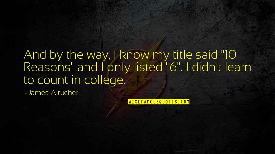 Best Inspirational Nike Quotes By James Altucher: And by the way, I know my title Best Inspirational Nike Quotes By James Altucher: And by the way, I know my title