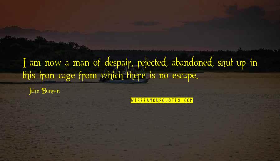 Best Iron Man Quotes By John Bunyan: I am now a man of despair, rejected,