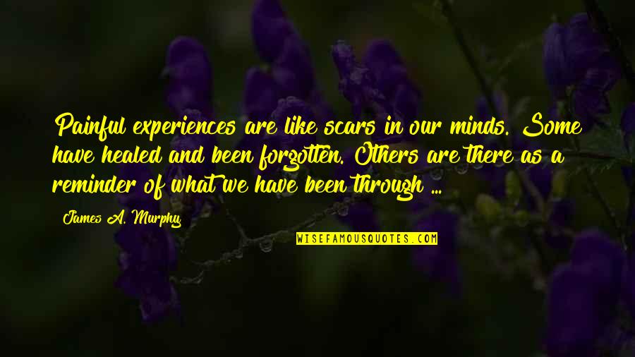 Best James Murphy Quotes By James A. Murphy: Painful experiences are like scars in our minds. Best James Murphy Quotes By James A. Murphy: Painful experiences are like scars in our minds.