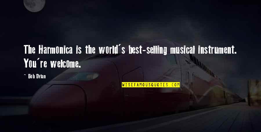 Best Jason Genova Quotes By Bob Dylan: The Harmonica is the world's best-selling musical instrument.