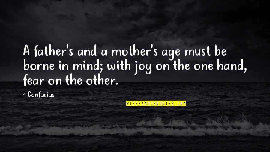 Best Lewis Hamilton Quotes By Confucius: A father's and a mother's age must be Best Lewis Hamilton Quotes By Confucius: A father's and a mother's age must be