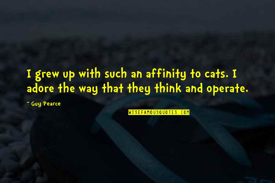 Best New Year Wishes Quotes By Guy Pearce: I grew up with such an affinity to
