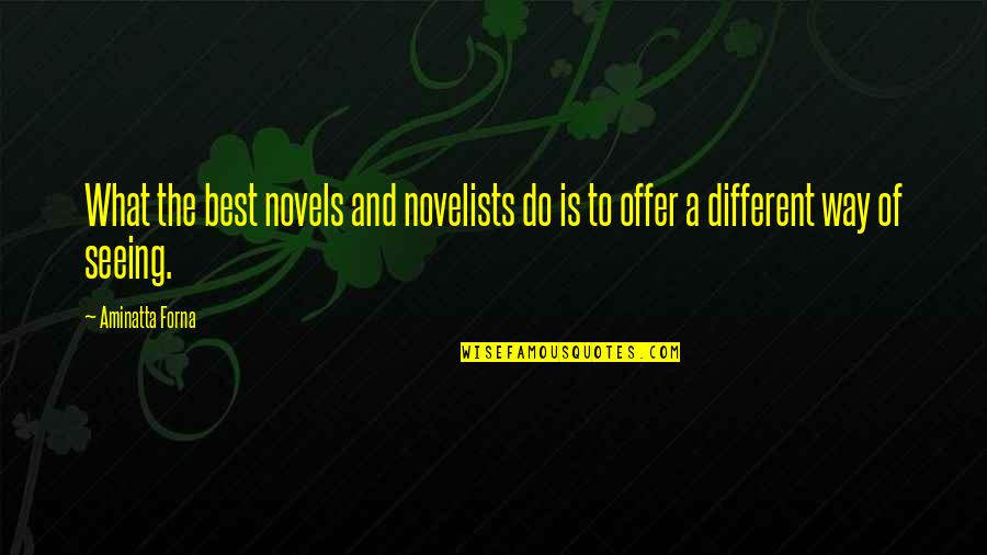 Best Offer Quotes By Aminatta Forna: What the best novels and novelists do is