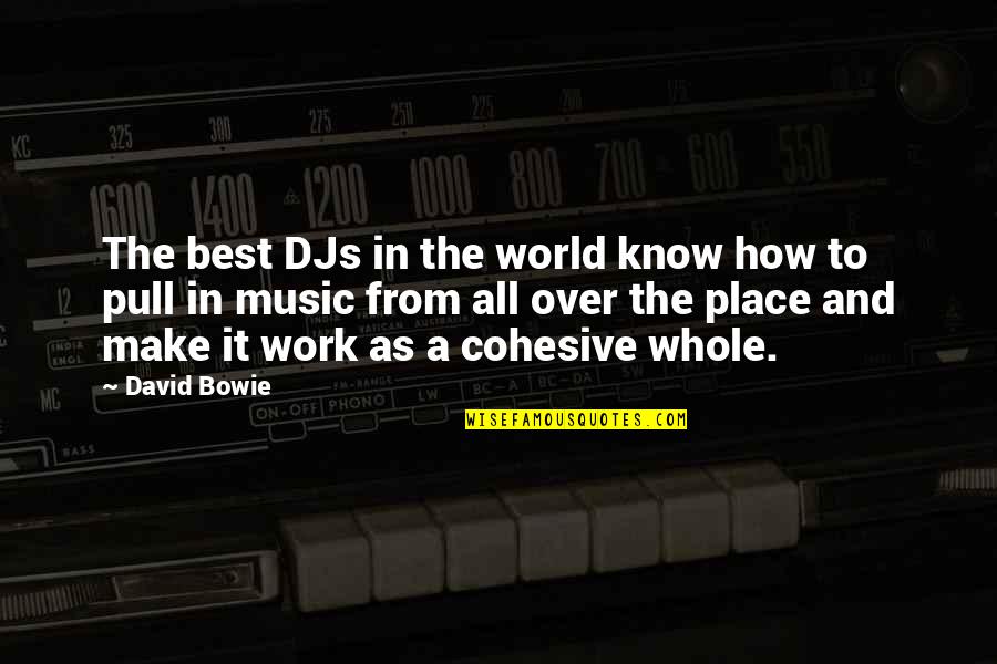 Best Place In The World Quotes By David Bowie: The best DJs in the world know how