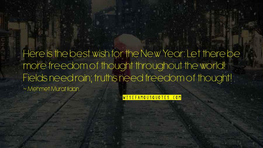 Best Rain Quotes By Mehmet Murat Ildan: Here is the best wish for the New