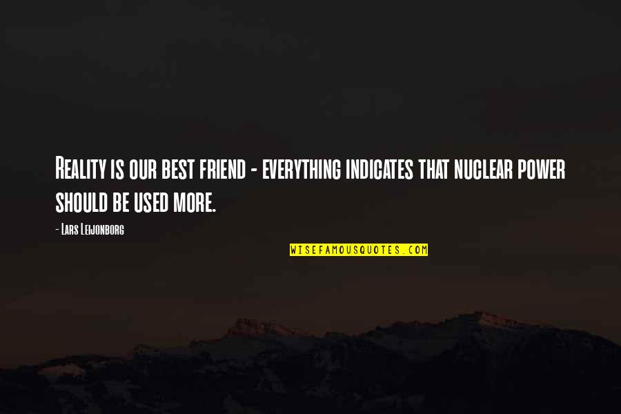 Best Reality Quotes By Lars Leijonborg: Reality is our best friend - everything indicates Best Reality Quotes By Lars Leijonborg: Reality is our best friend - everything indicates