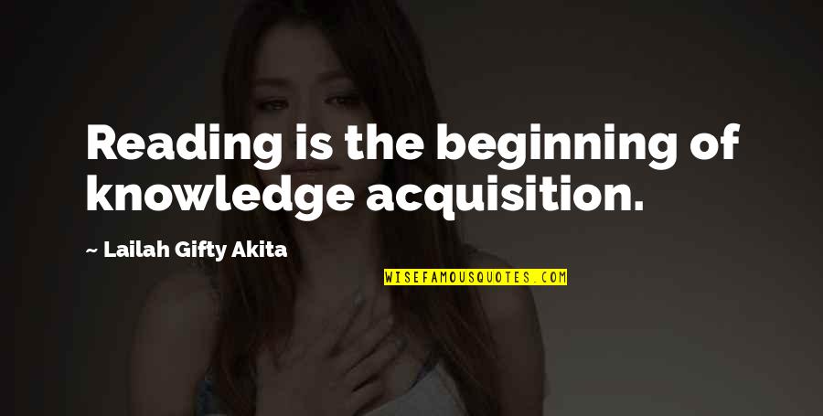 Best Rugby Motivational Quotes By Lailah Gifty Akita: Reading is the beginning of knowledge acquisition.