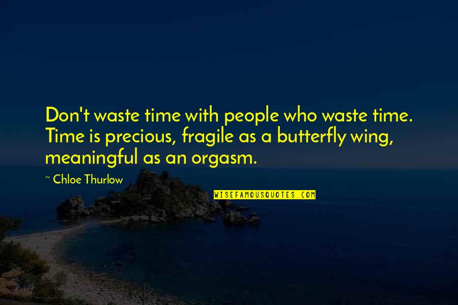 Best Sales Quote Quotes By Chloe Thurlow: Don't waste time with people who waste time. Best Sales Quote Quotes By Chloe Thurlow: Don't waste time with people who waste time.