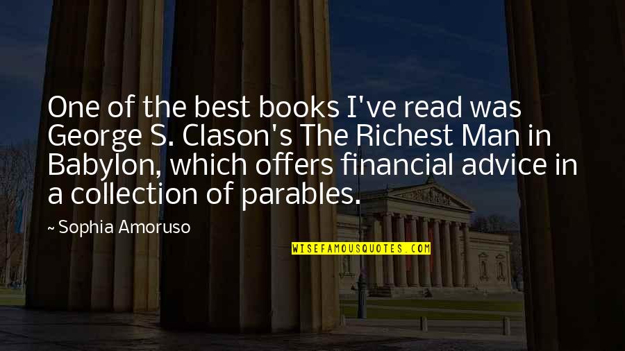 Best Sophia Quotes By Sophia Amoruso: One of the best books I've read was Best Sophia Quotes By Sophia Amoruso: One of the best books I've read was