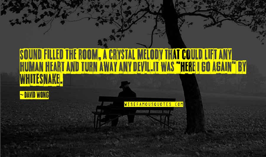 Best Sound Of Music Quotes By David Wong: Sound filled the room, a crystal melody that