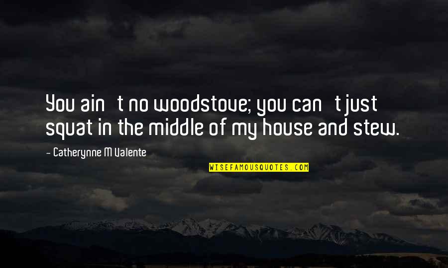 Best Squat Quotes By Catherynne M Valente: You ain't no woodstove; you can't just squat Best Squat Quotes By Catherynne M Valente: You ain't no woodstove; you can't just squat
